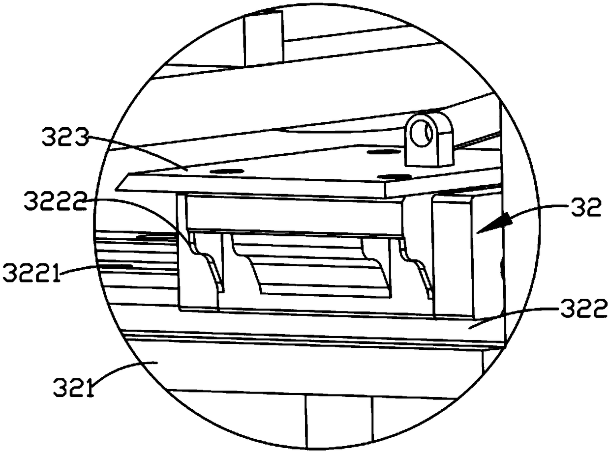 Automatic quick separating mechanism for rhizomes of garlic