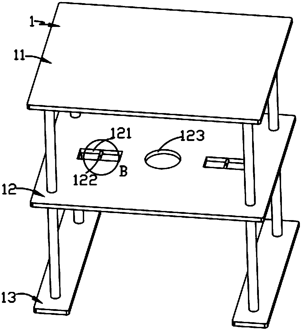 Automatic quick separating mechanism for rhizomes of garlic