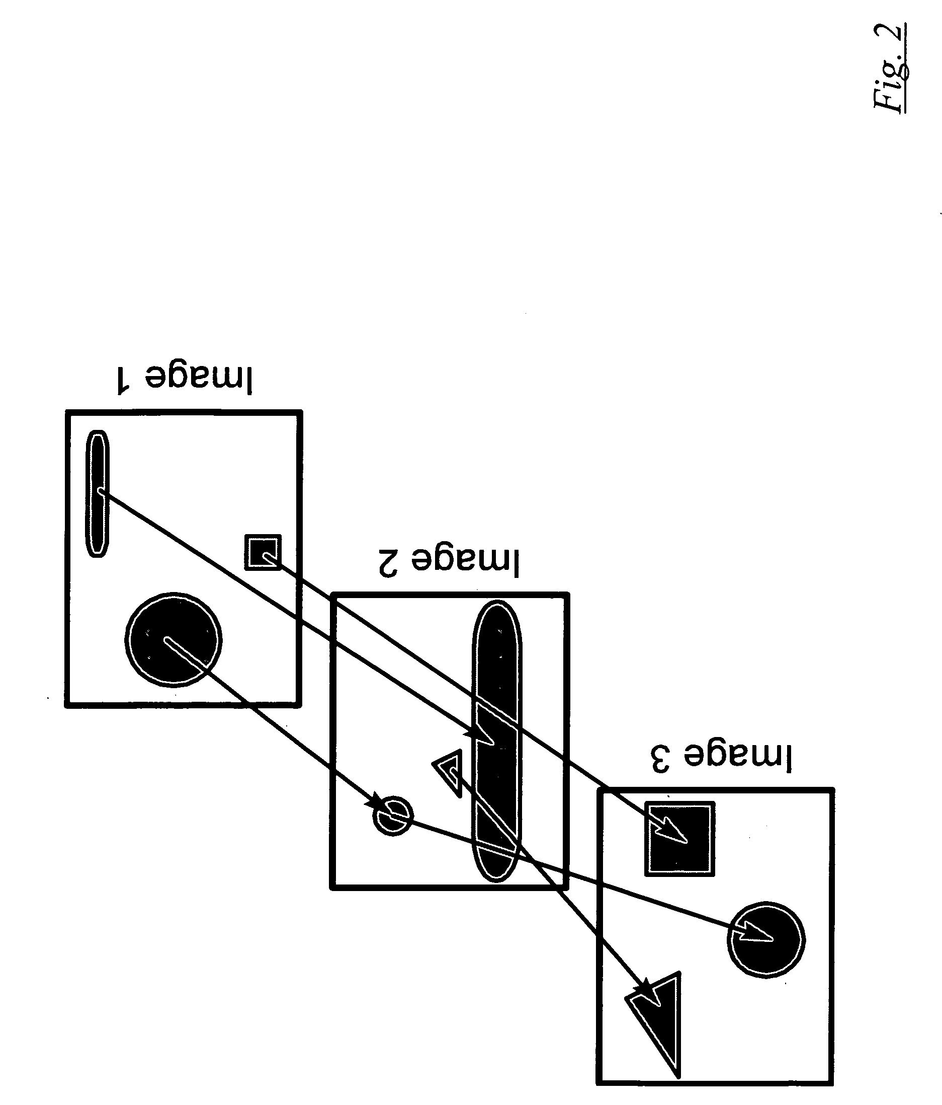 Method, system and computer program for interactive spatial link-based image searching, sorting and/or displaying