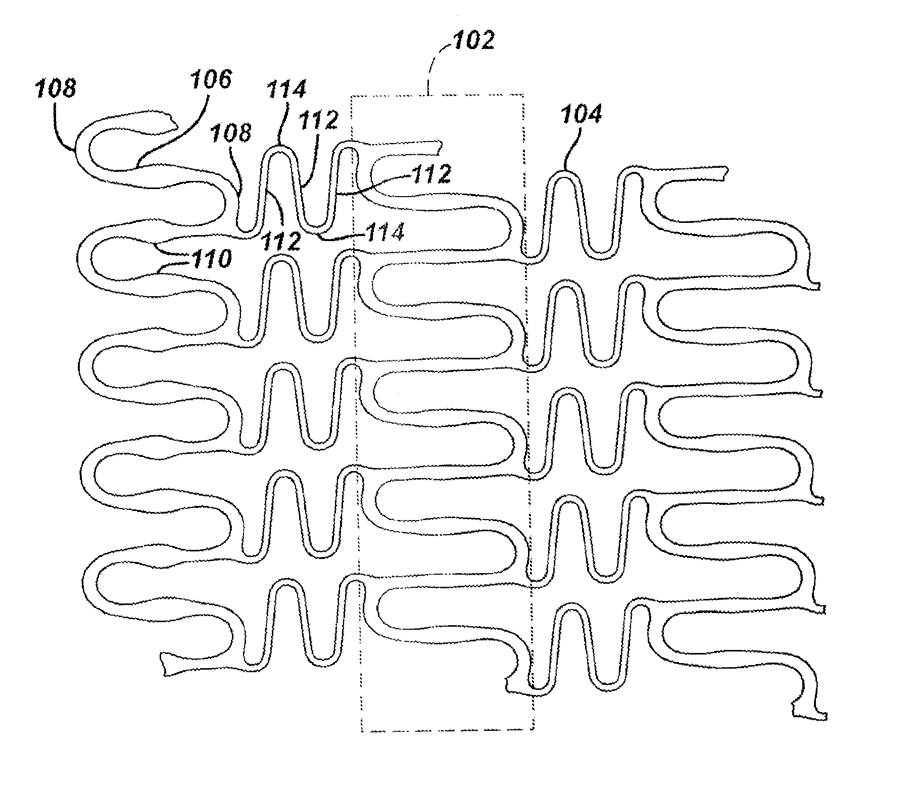 Bioabsorbable polymer, non-bioabsorbable metal composite stents