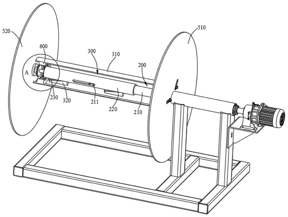 Winding machine for tin-phosphor bronze belt and production process using winding machine