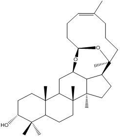 Preparation method and application of a kind of triterpene compound in walnut green husk