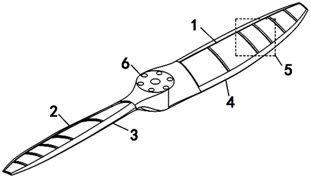 High-efficiency pneumatic layout structure of synergistic jet for high-altitude propeller