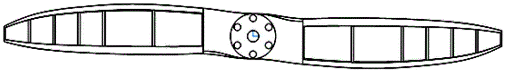 High-efficiency pneumatic layout structure of synergistic jet for high-altitude propeller