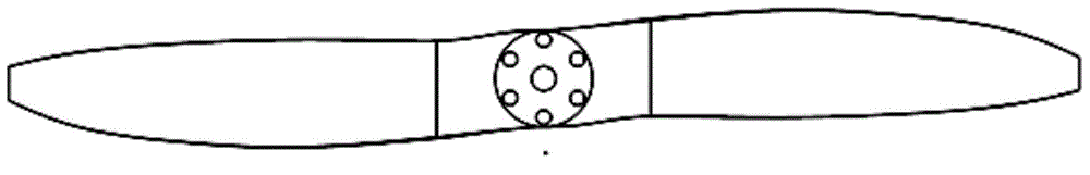 High-efficiency pneumatic layout structure of synergistic jet for high-altitude propeller