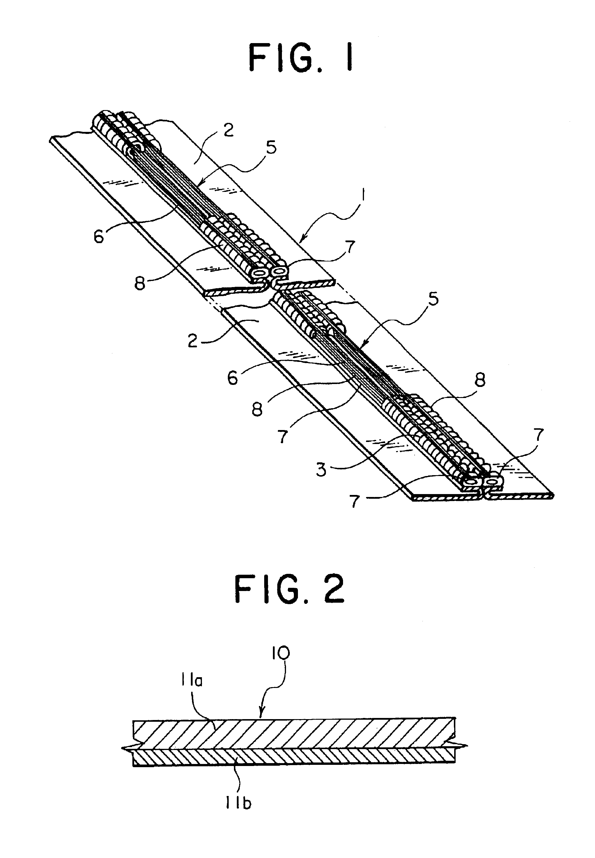 Concealed type slide fastener with separable bottom end stop