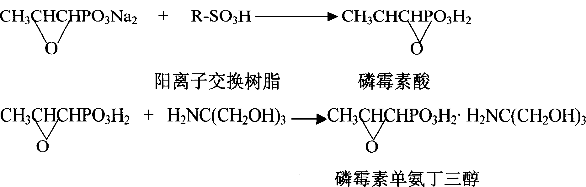 Novel pulveres fosfomycin trometamol synthetic method