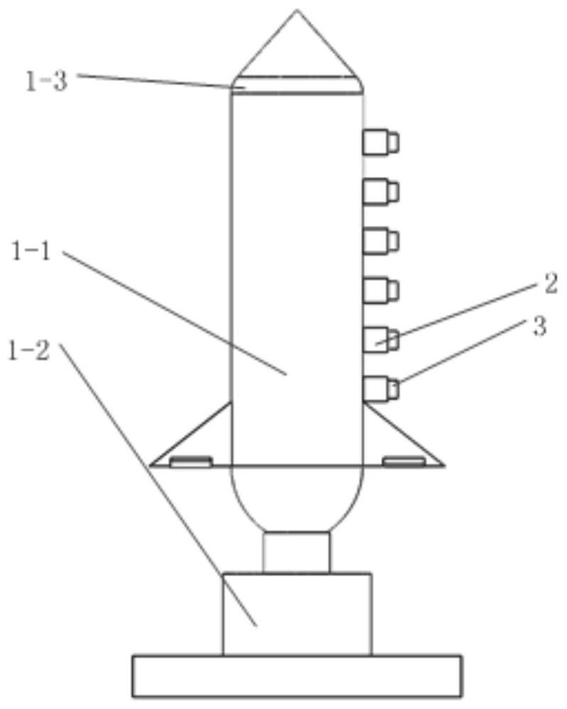 A real-time wind speed measurement system and measurement method for arrow-borne three-dimensional height