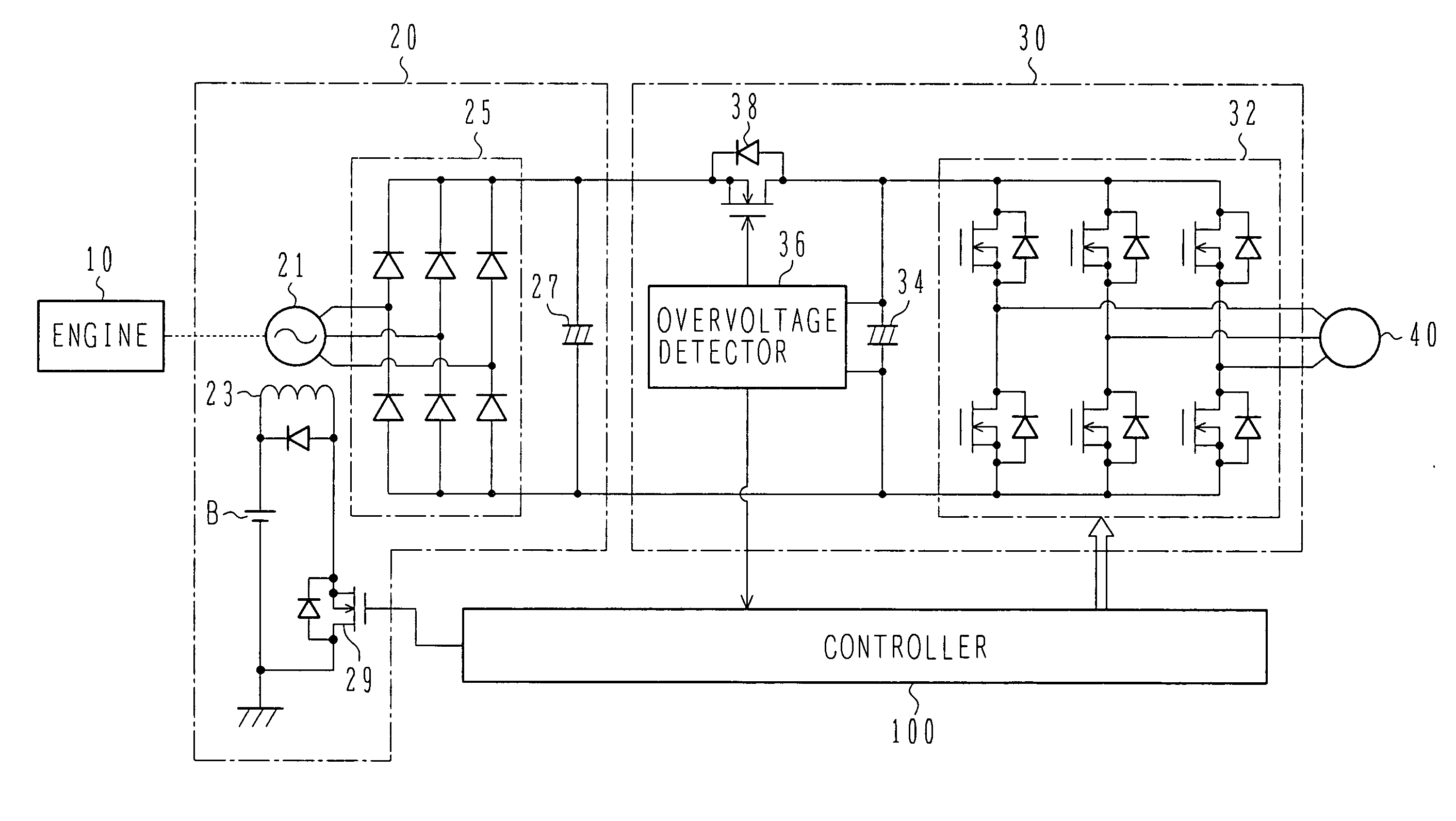 Motor control apparatus and on-vehicle motor drive system