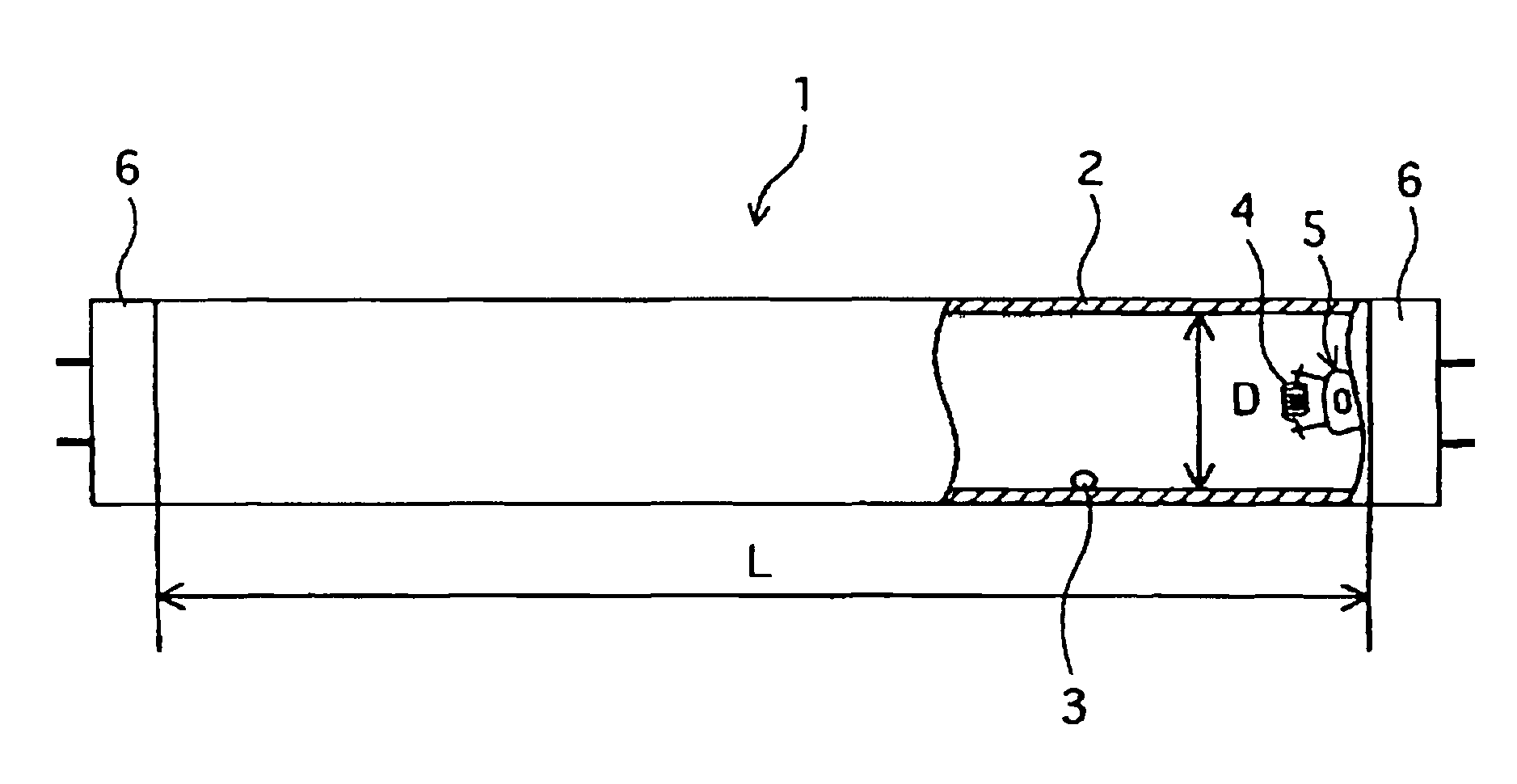 Fluorescent lamp, luminaire and method for manufacturing fluorescent lamp