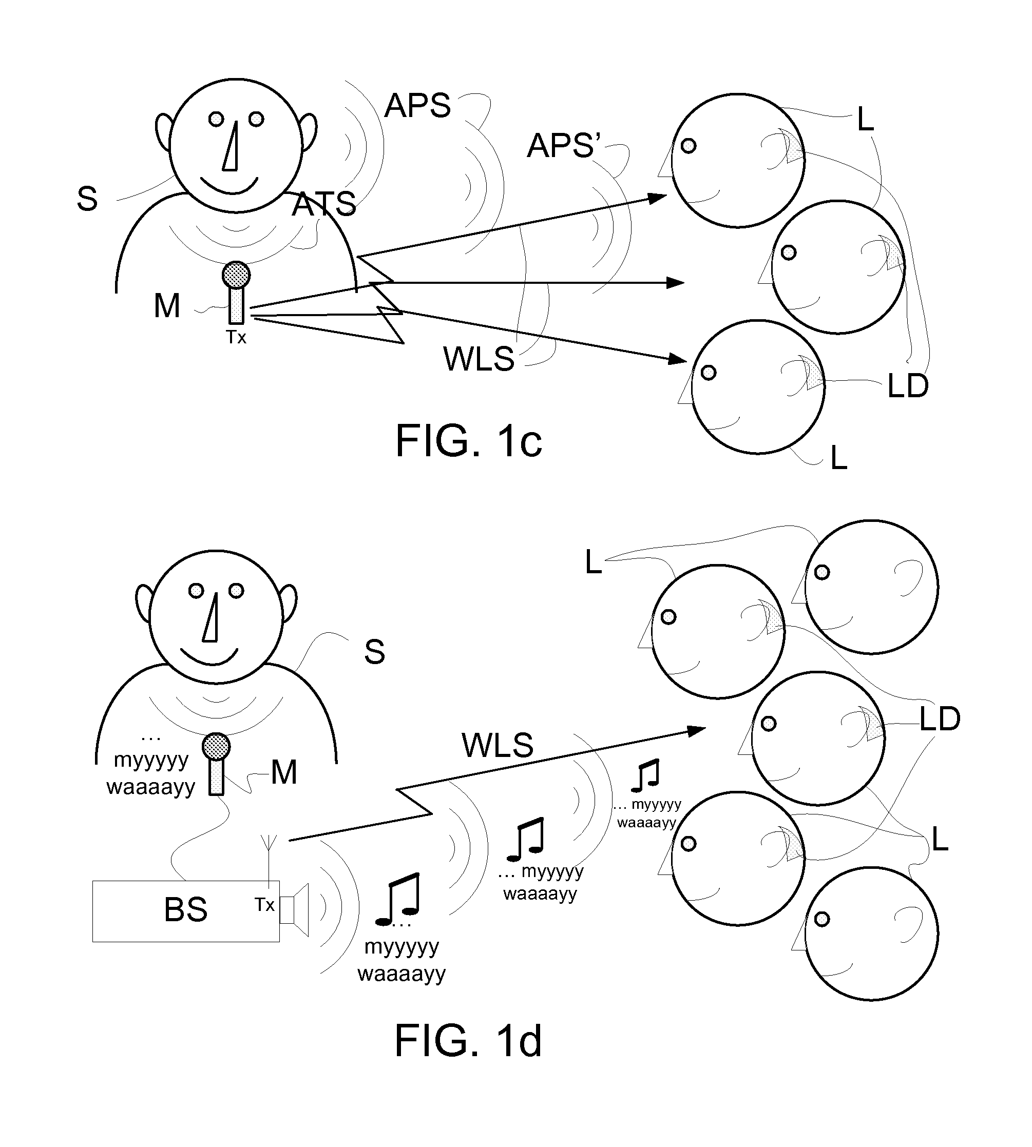 Signal enhancement using wireless streaming