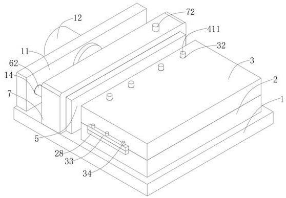 Quick-cooling extrusion blowing device of polypropylene combined cover for plastic infusion container