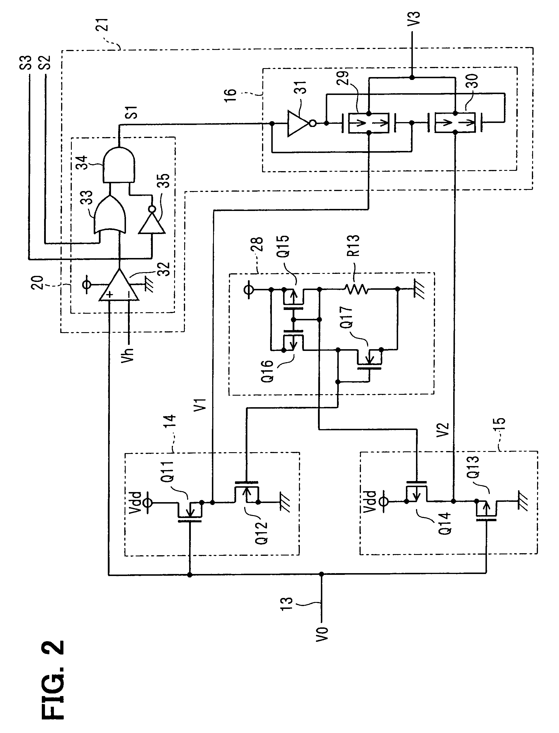 A/D conversion device having input level shift and output correction function