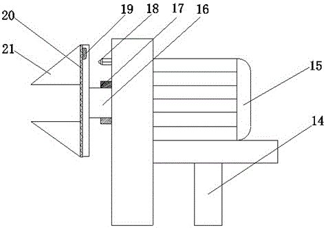 Bamboo-wood floor drying device