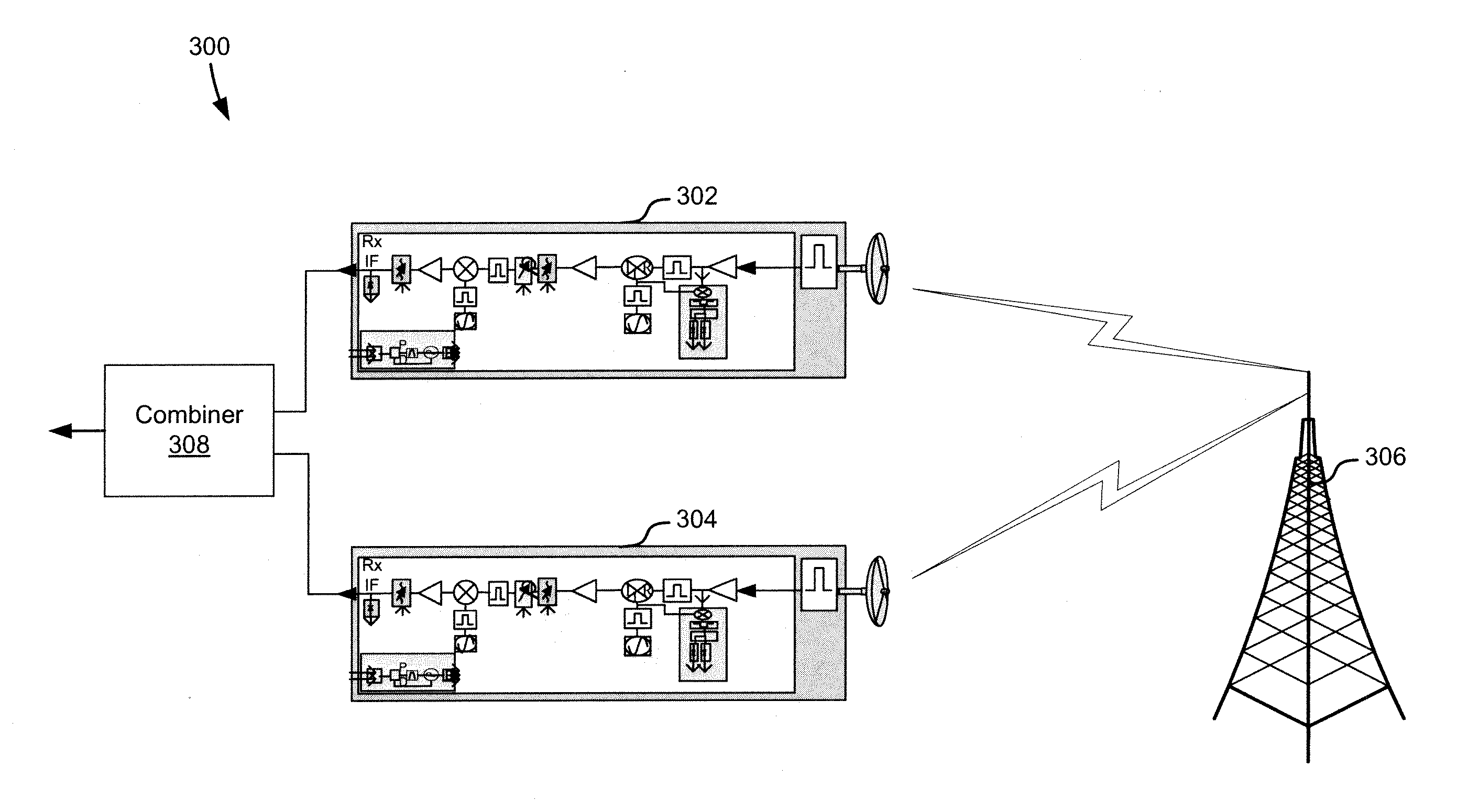 Systems and methods for combining signals from multiple active wireless receivers