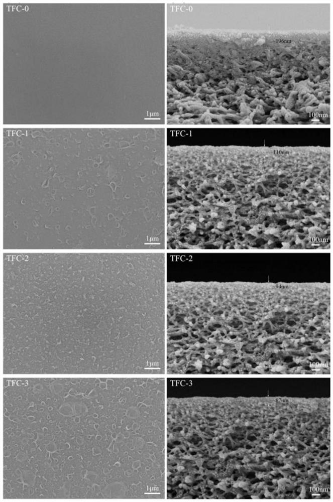 Composite membrane for improving permeation selectivity of polyamide nano filtration composite membrane and preparation thereof