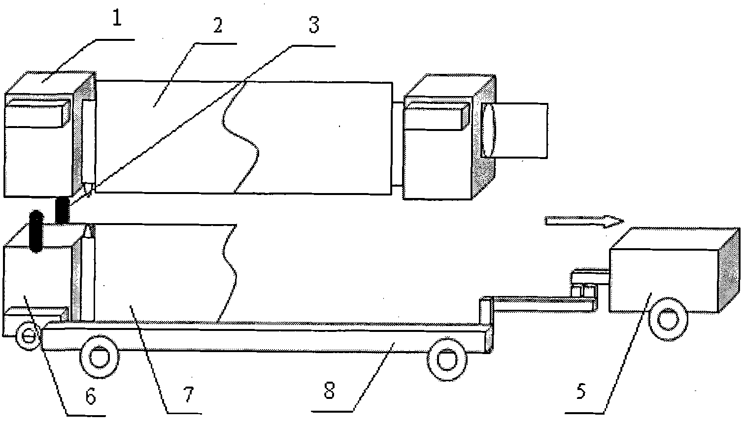 Precise rolling work roll fracture handling method