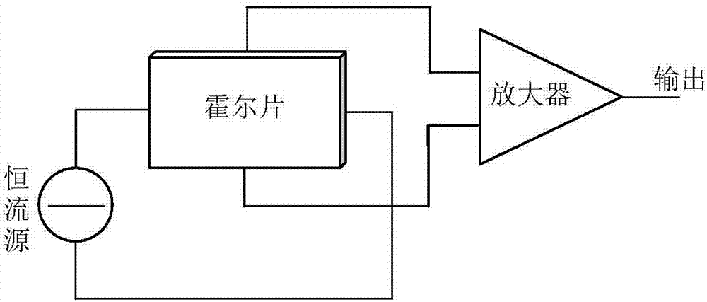 Magnetic field cancellation big-current detection device and method