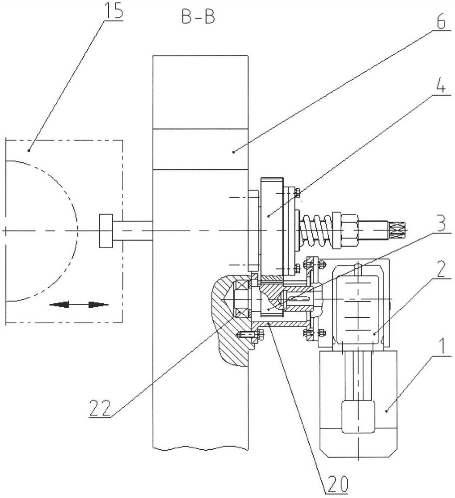 A double-screw roller side pressure adjustment device