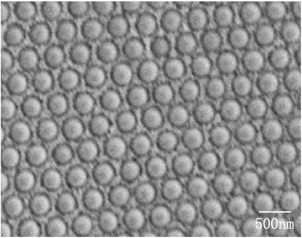 Method for preparing photonic crystal with inverse opal structure through ultraviolet radiation