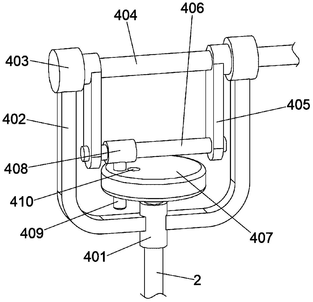 Hydraulic water pumping device with bird repelling function