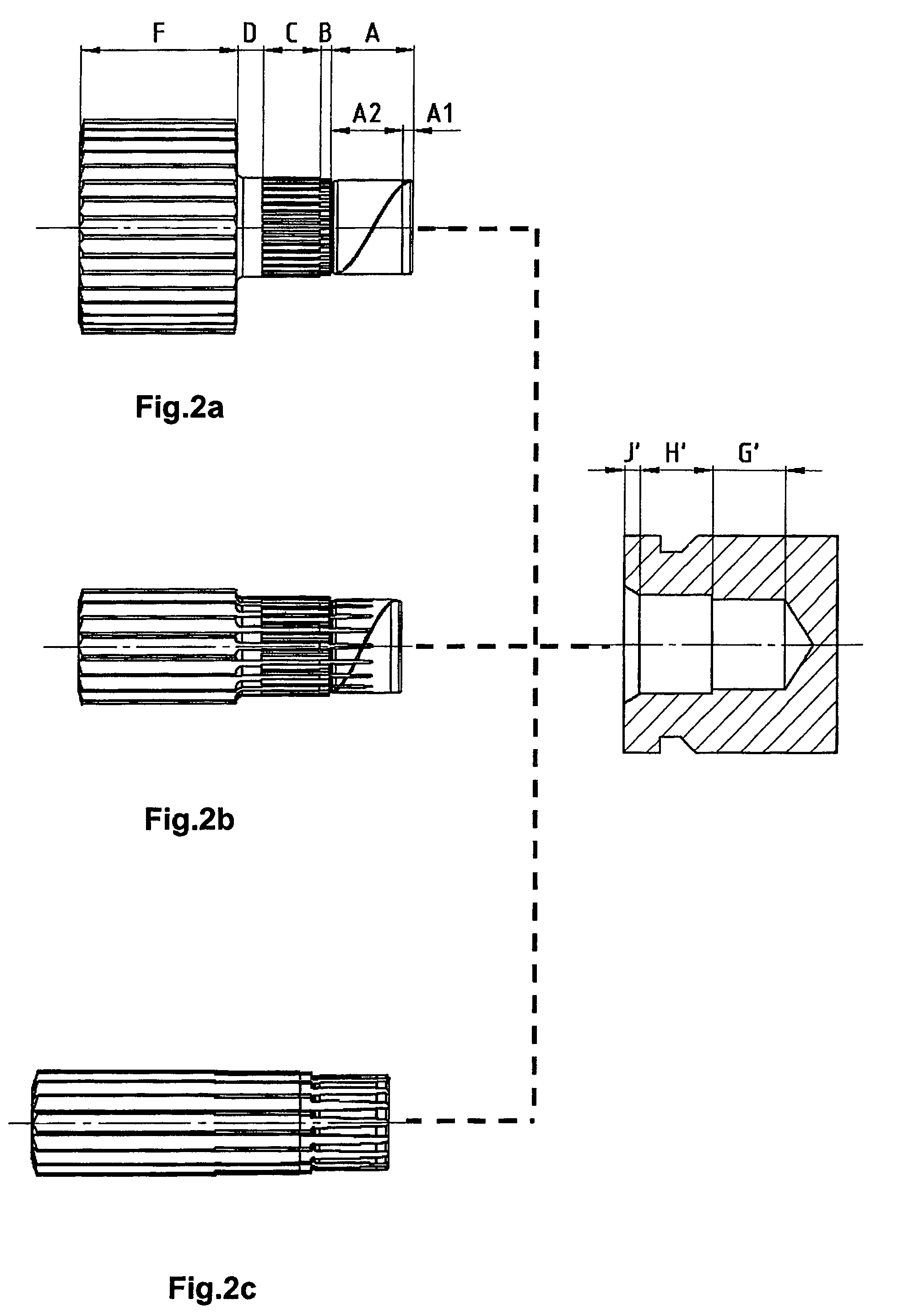 Series of shafts and manufactoring method