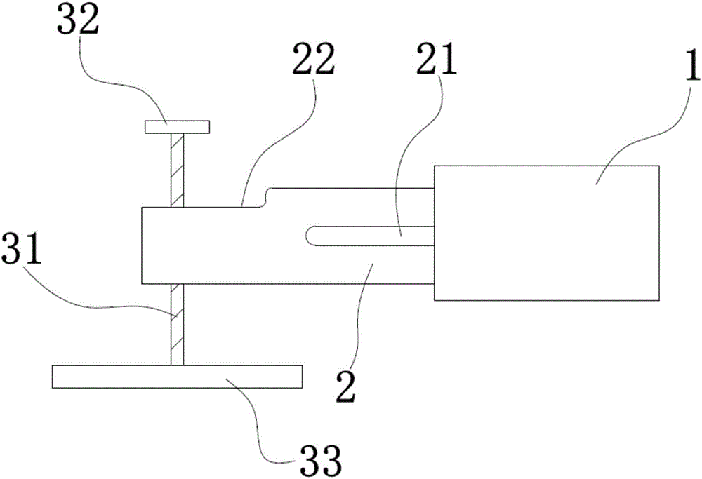 Jacking type lock catch device and experimental animal cage box