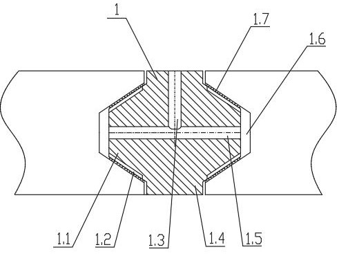 A graphite electrode joint and electrode group pair device