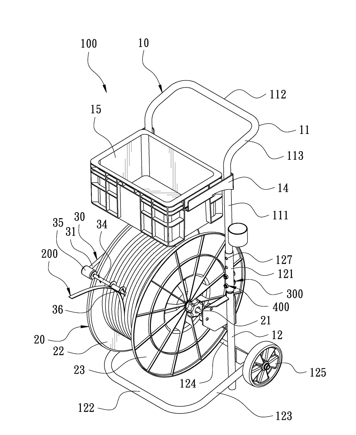 Upright strap dispenser