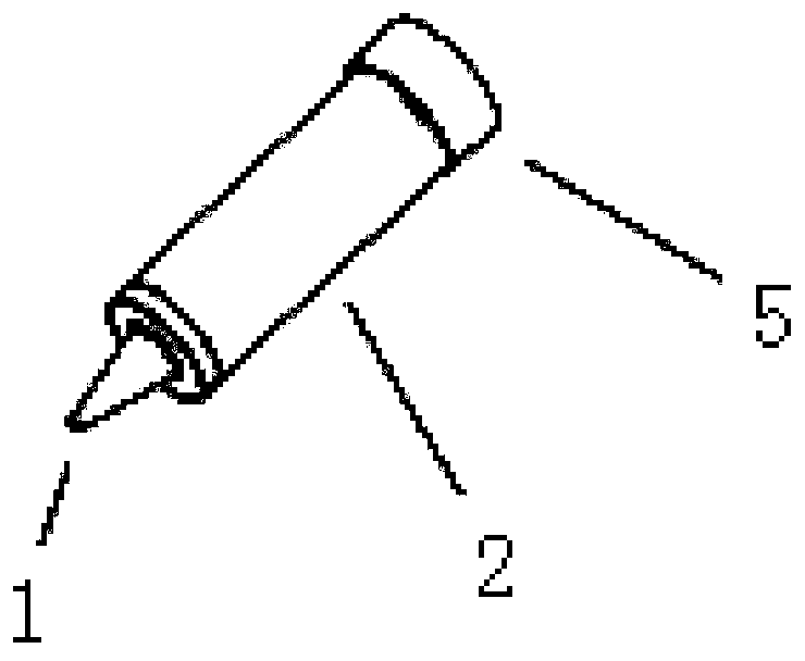 Graphene pestle needle