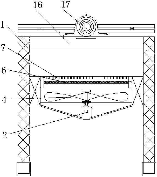 Quick drying device for artistic works and drying method of drying device