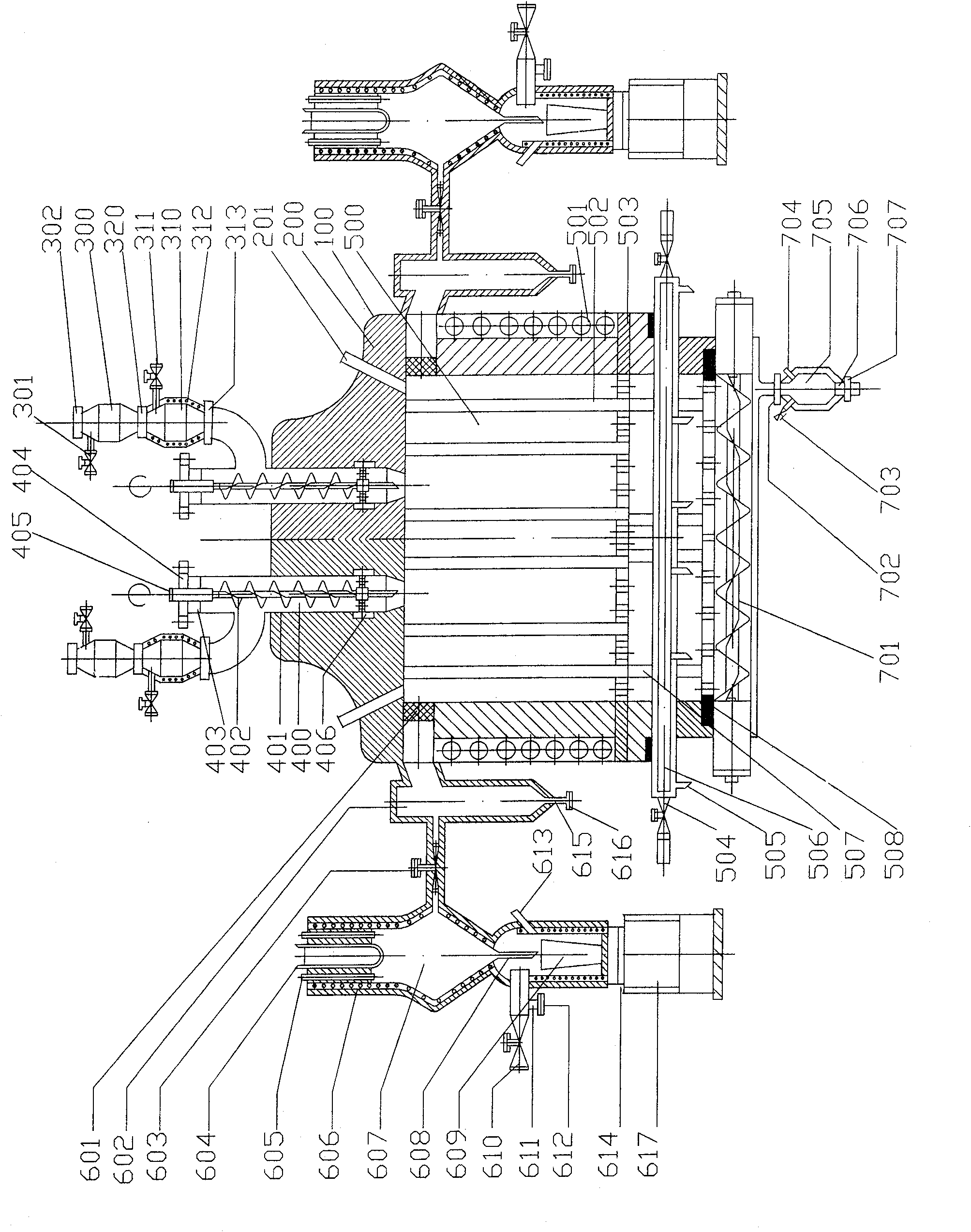 Induction heating continuous magnesium-smelting system and continuous magnesium-smelting technique