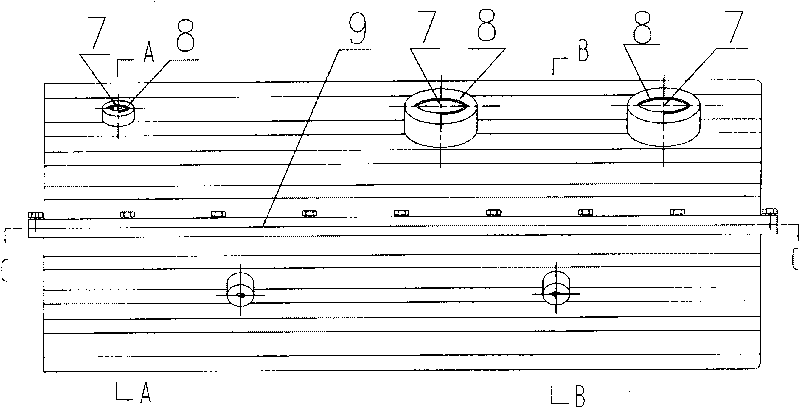 Transducer body for mines