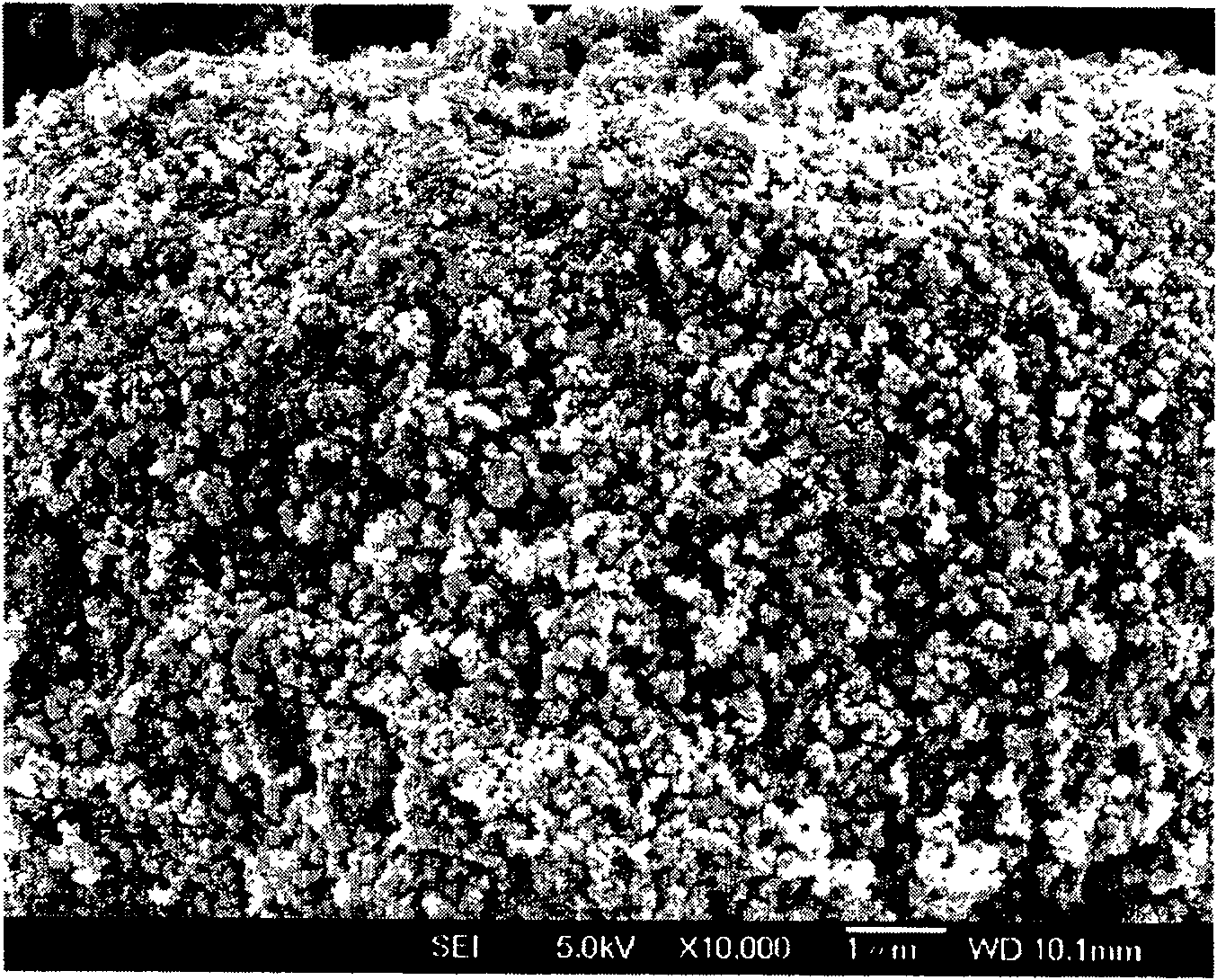 Compound material of anode fit for producing secondary battery and its produced battery