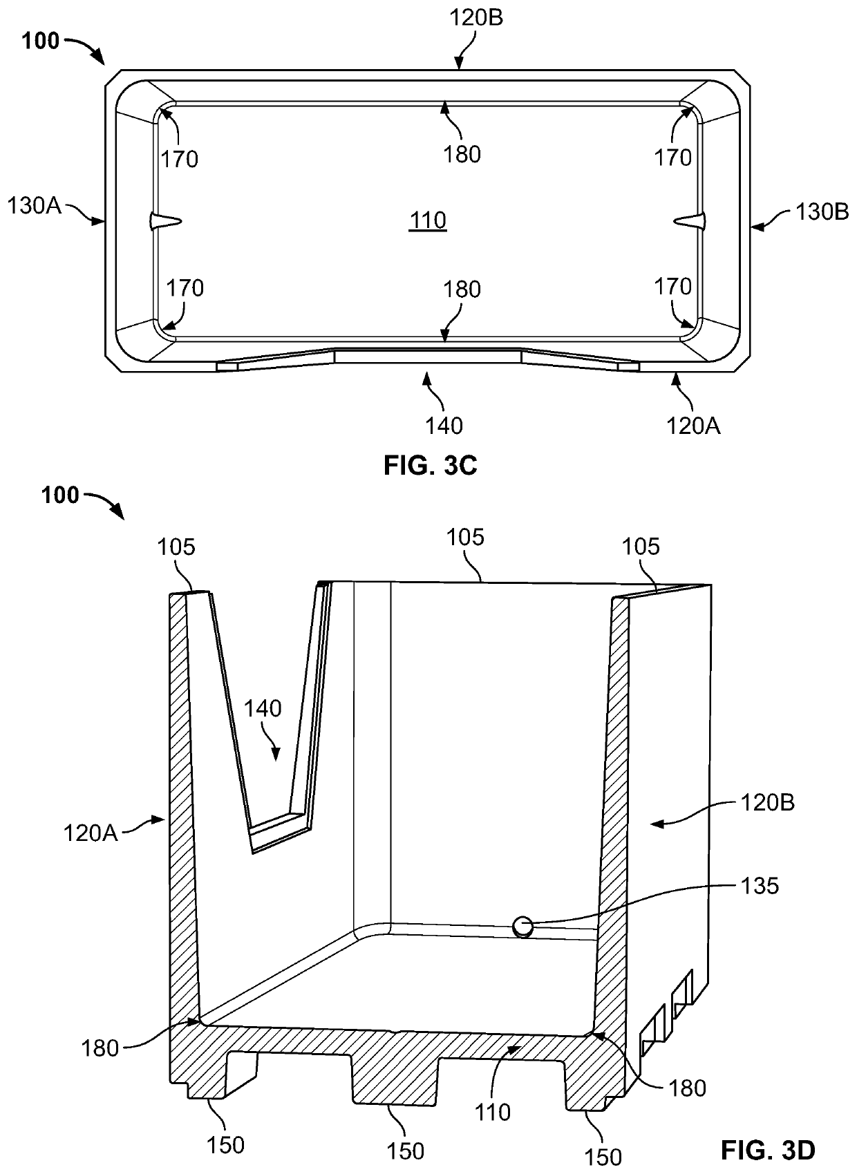 Reuseable shipping container for perishable food products