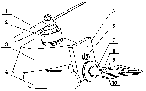 Small fruit picking unmanned aerial vehicle and operating method thereof