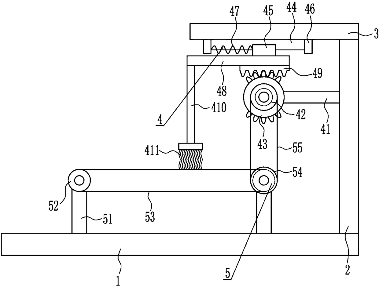 Lubricating oil painting equipment for mechanical part