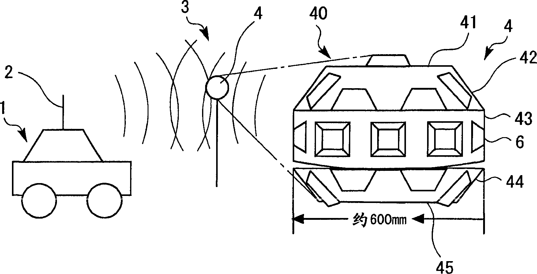 Directional antenna device