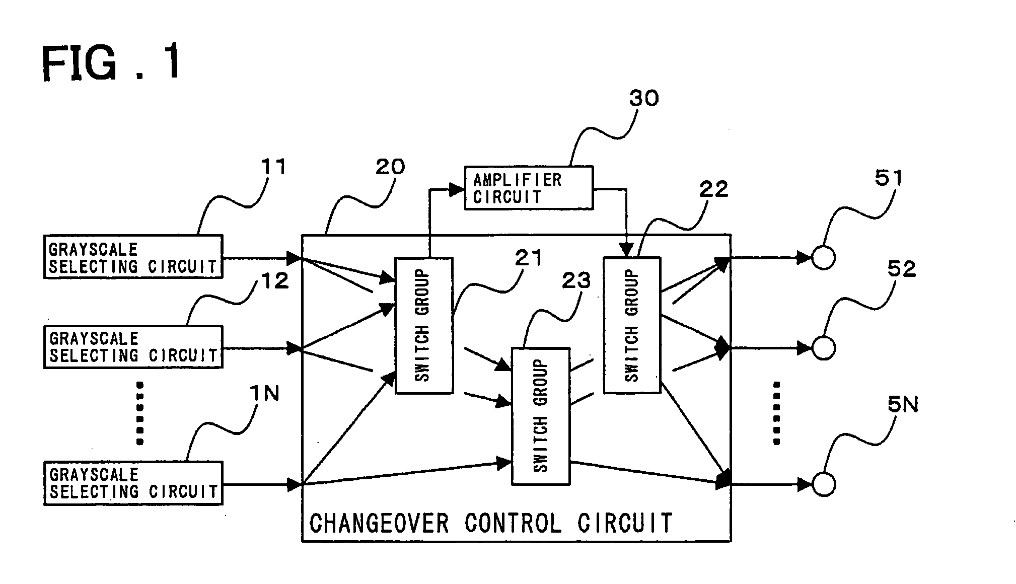 Display device, driver circuit therefor, and method of driving same