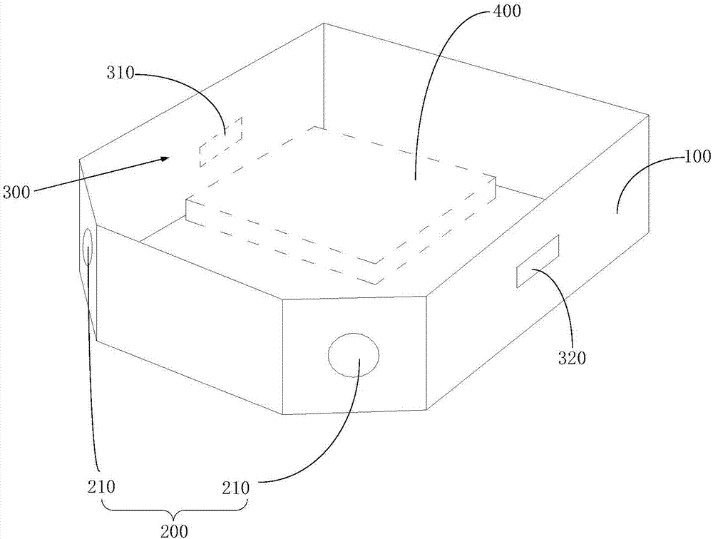 Projector assembly for automobile and projection equipment for automobile