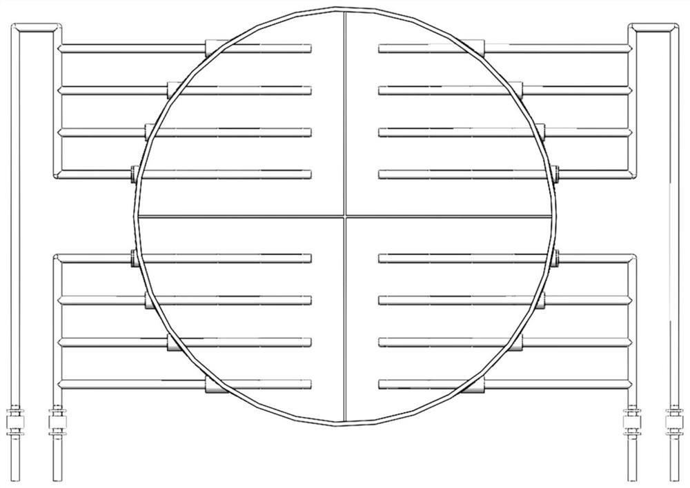 A kind of zone oxidation ozone distributor and its layout and application