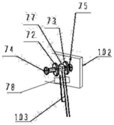 Asynchronous door knife with car door lock, elevator door operator and car door system