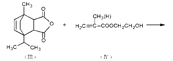 Method for synthesizing tackifier monomer by utilizing terpinene serving as byproduct of terpinol