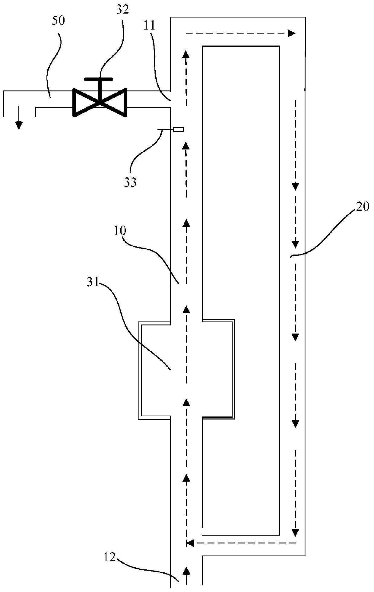 Device used for heating drinking solution and water drinking equipment