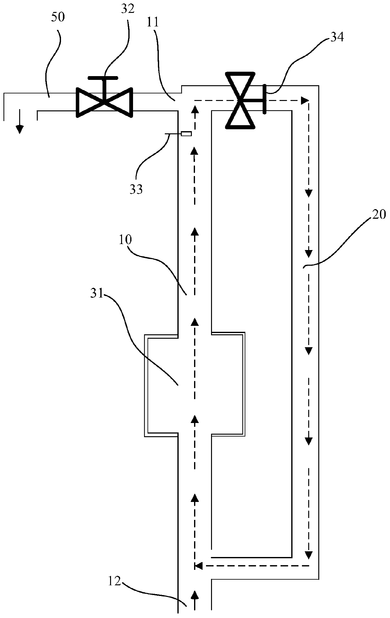 Device used for heating drinking solution and water drinking equipment