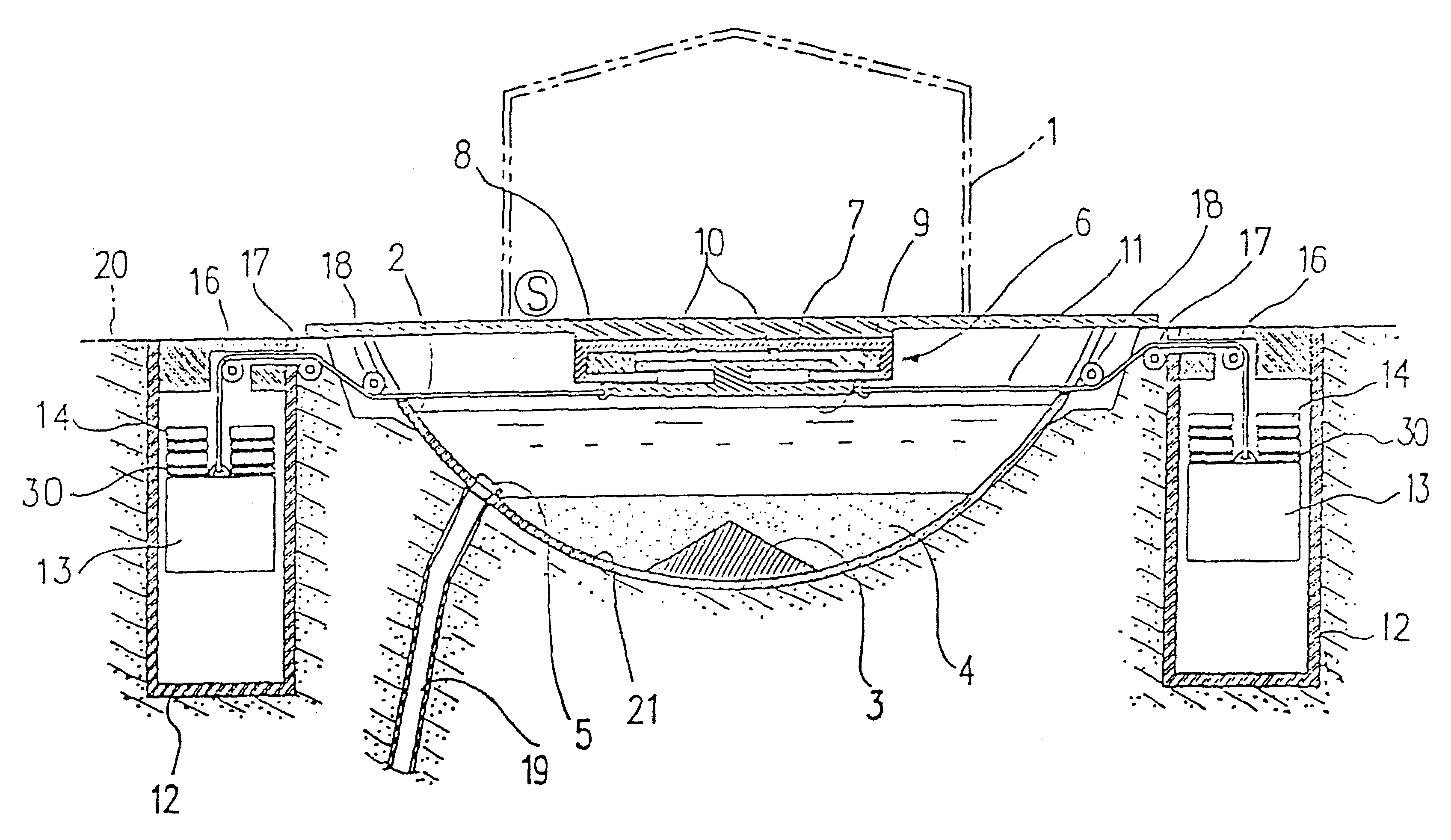 Method of and apparatus for preventing structure from collapsing due to earthquake