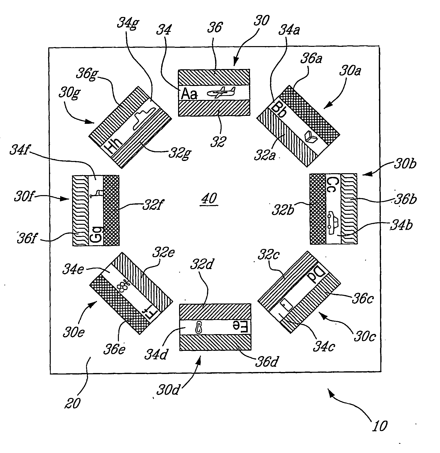 Educational playing surface