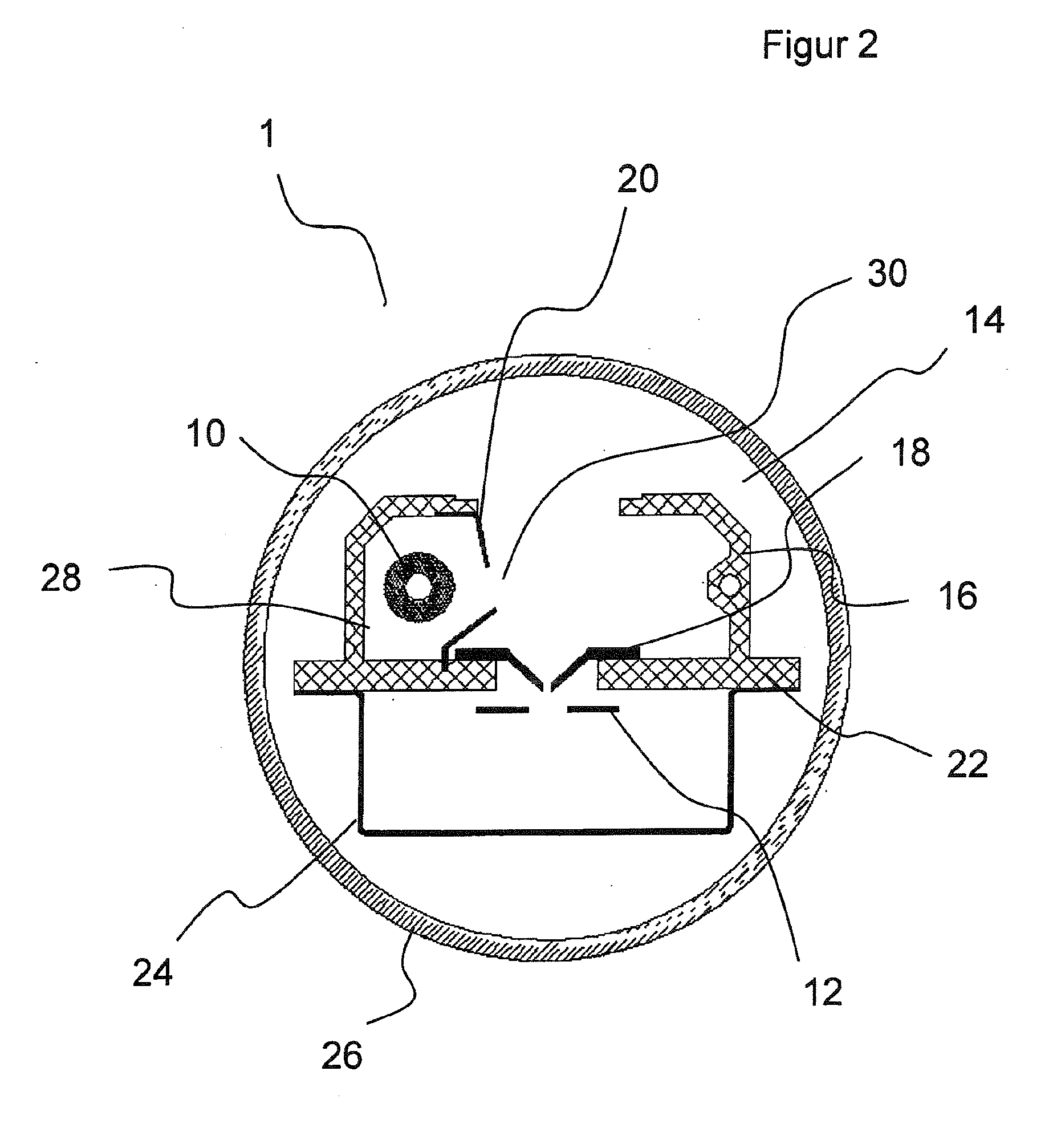 Cathode shielding for deuterium lamps