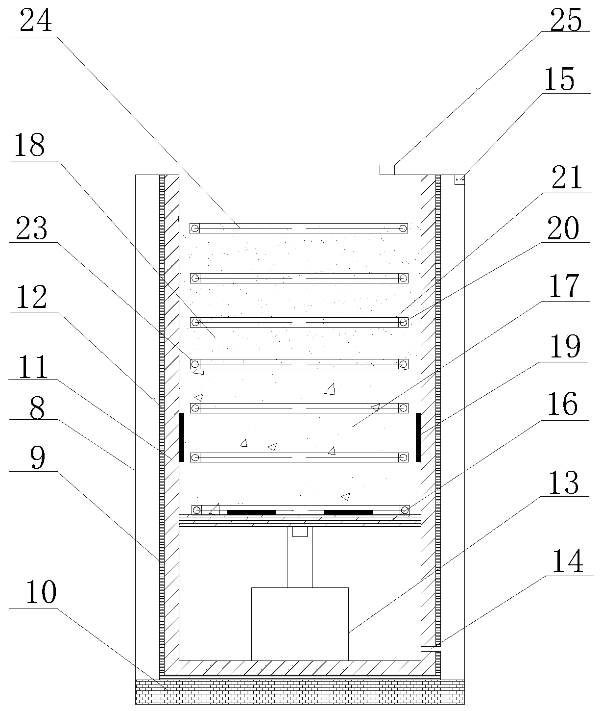 Method and device for determining frozen earth upper limit change rule on basis of soil water-salt variation