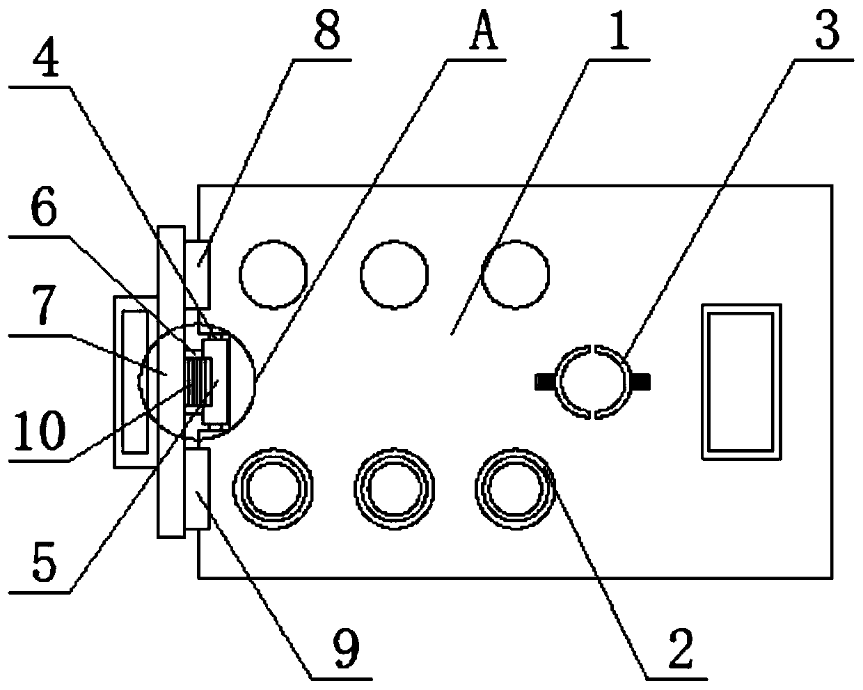 High-definition extra-high voltage live display device